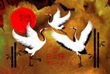 3 Japanese Cranes 2