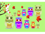 Babushka Owls Green