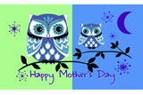 MothersDayOwlsGreenBlue