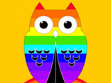 RainbowOwlYellow