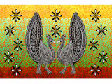 WoodBlockPeacocks